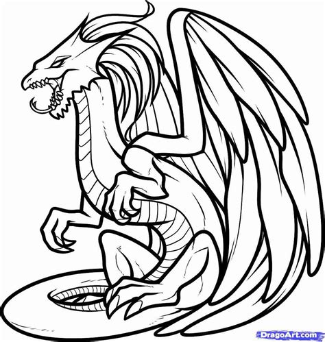 Fire Dragon Coloring Pages At Free Printable
