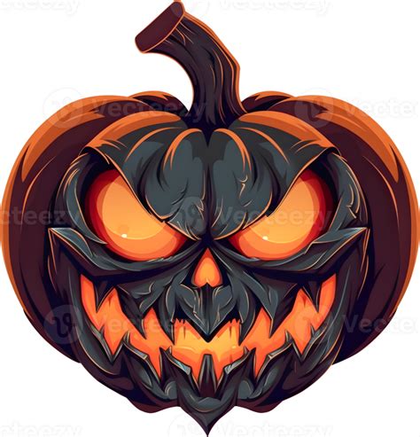 Jack O Lantern Halloween Pumpkin Ai Generated 28597492 Png