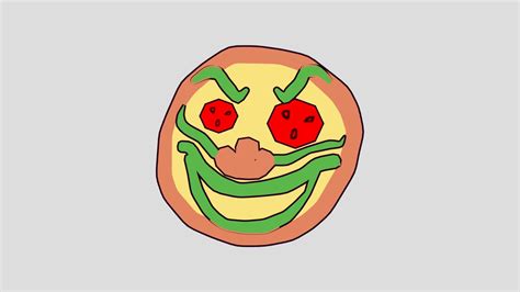 Pizza Face Download Free 3d Model By Omegarabatich 1760e04 Sketchfab