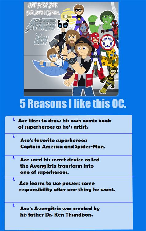 5 Reasons I Like Oc Avenger Boy By Mcsaurus On Deviantart