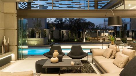 Modern Eco Friendly Luxury House Pool Lanai Garden South Africa10