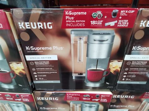 Keurig K Supreme Plus Special Edition Single Serve Coffee Maker With 18 K Cup Pods Costcochaser