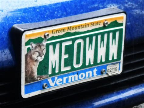 Bright As Day Vermont Plates Funny License Plates Personalized