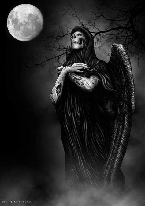 Pin By Ba Mason On Dark And Evil Grim Reaper Art Angel Of Death