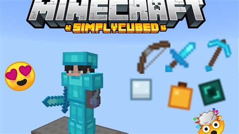 Best Simply Cubed Texture Pack For Mcpe 117 118 Youtube