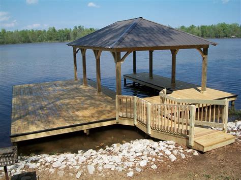 This Dock Is Really Cool I Like How It Has A Large Deck Area And Then