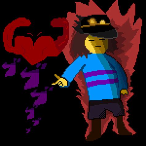 Frisk Except He Is Now In Jojo Also Any Feedback On My Pixel Art I
