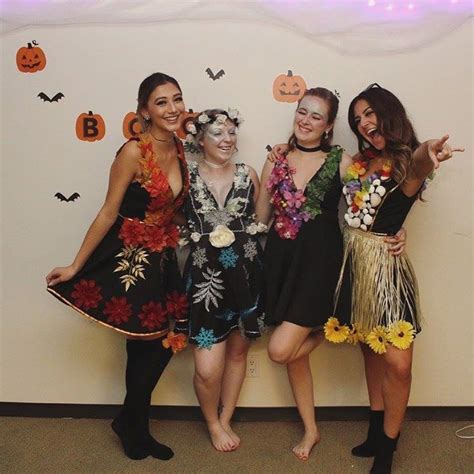 4 Seasons Group Halloween Costume Four Seasons Sprites Fairies