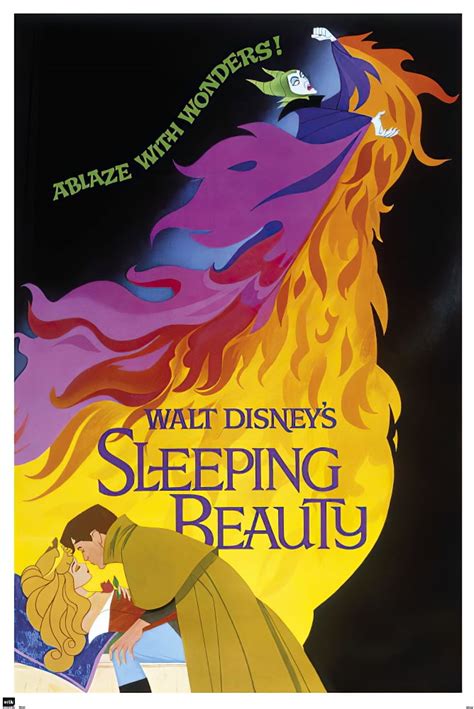 Sleeping Beauty Classic Walt Disney Movie Poster Print 1959