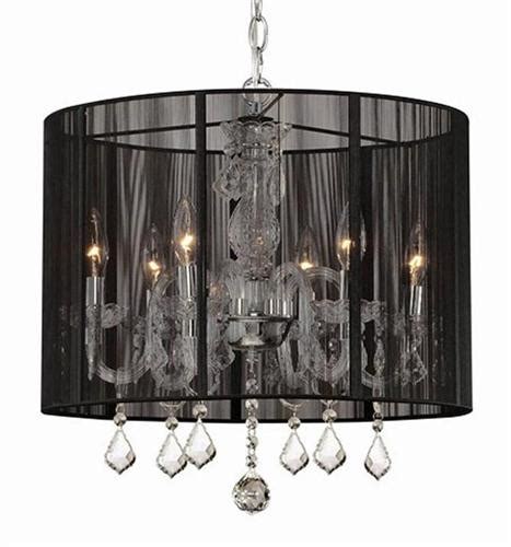 Drum shade chandelier chandelier lighting chandeliers city kitchen ideas crystal pendant lighting contemporary chandelier oval pendant quantum 21 light 110v pendant in stainless steel with clear spectra crystal. Black Drum Crystal 6-Light Chandelier NWO1768 | * Chrome ...