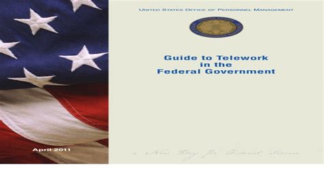 Office Of Personnel Management Opm Telework Guide Pdf Document