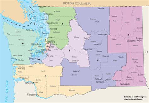 Image Washingtonstate Congressional Districts 113th Congress