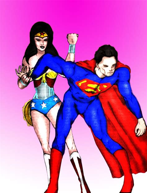 Superman Vs Wonderwoman By Maironmatos On Deviantart