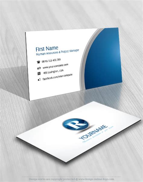 You can create your business card using designer or you can create your business card from scratch according to your need. Exclusive Design: Professional 3D initials logo ...