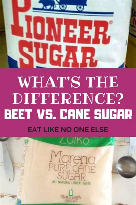 Granulated white sugar, the favorite and most widely available sweetener, is extracted from sugar cane and sugar beet plants. Difference Between Beet Sugar and Cane Sugar - Eat Like No ...