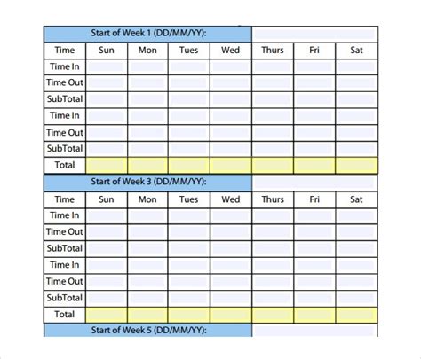 24 Payroll Timesheet Templates And Samples Doc Pdf Excel Free