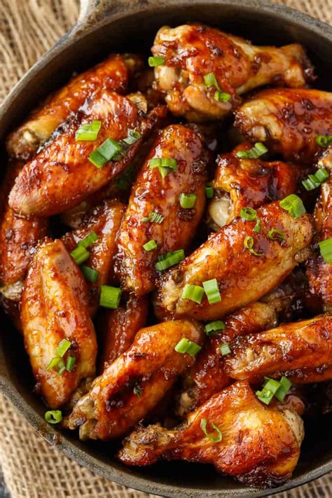 Crispy oven baked chicken wings are so easy to prepare and you don't have to bother with all the grease from frying! Oven Baked Chicken Wings - Simply Stacie