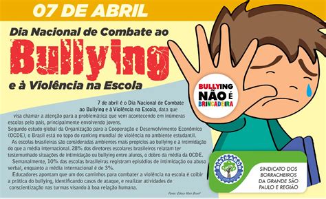 7 De Abril Dia Nacional De Combate Ao Bullying E à Violência Nas Escolas Rádio Peão Brasil