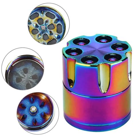 buy 1pc mental tobacco grinder 3 layer alloy herbal herb tobacco grinder smoke