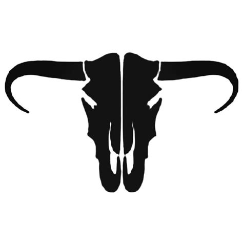 Buy Bull Cow Skull Decal Sticker Online