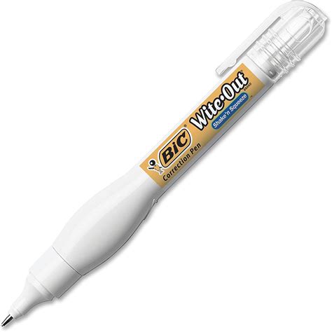 Bic Wosqp11 Wite Out Shake N Squeeze Correction Pen 8 Ml