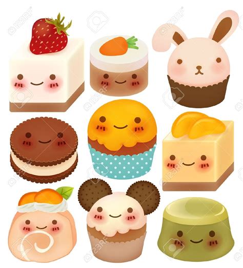We would like to show you a description here but the site won't allow us. 20892880-Collection-of-Cute-Dessert--Stock-Vector-cartoon ...