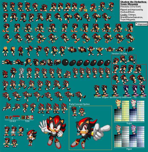 Genesis 32x Scd Sonic The Hedgehog Megamix Hack Shadow The