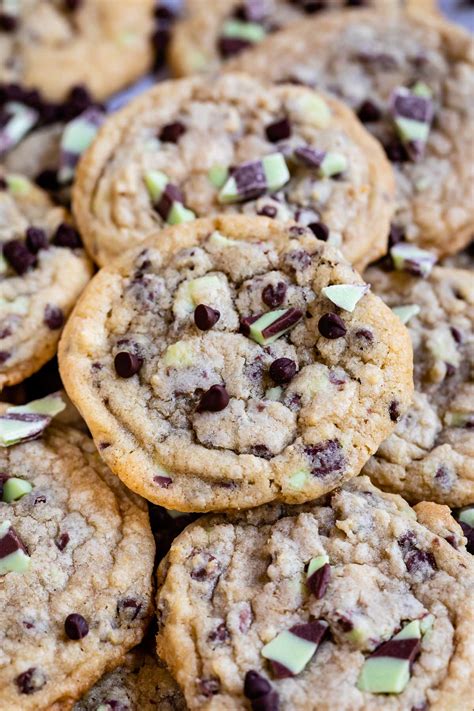 Best Mint Chocolate Chip Cookies Crazy For Crust