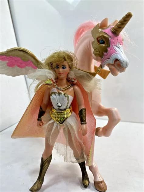 1980s Mattel Swift Wind Flying Unicorn Horse And She Ra Princess Of