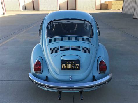 1972 Vw Beetle Factory Sunroof Excellent Rust Free California Car
