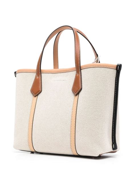 Tory Burch Perry Canvas Tote Farfetch