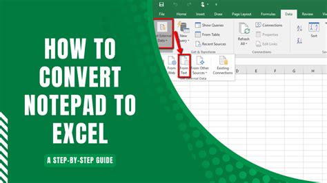 How To Convert Notepad To Excel A Step By Step Guide Earn And Excel