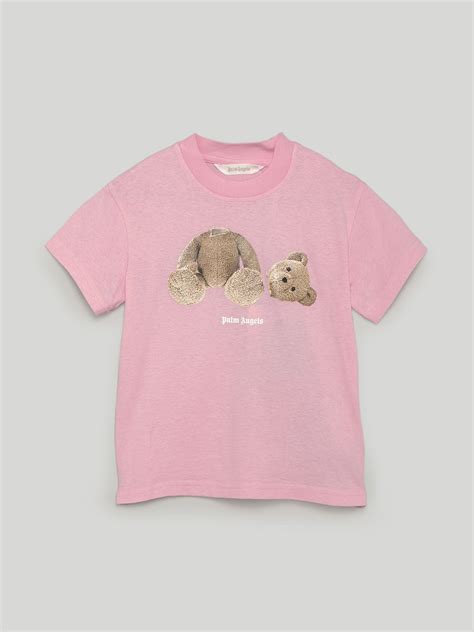 Bear T Shirt In Pink Palm Angels Official