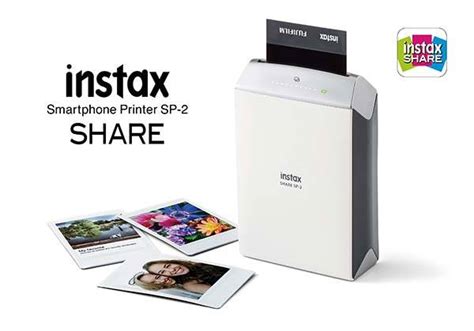 Fujifilm Instax Share Sp 2 Portable Photo Printer Announced Gadgetsin