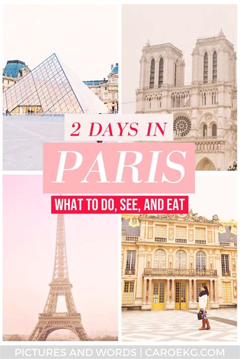 Plan Your Perfect Trip With This 2 Days In Paris Travel Guide Packed