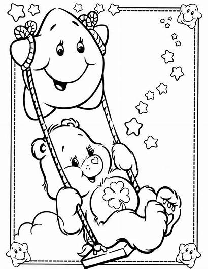 Coloring Bear Care Bears Pages Sheets Printable
