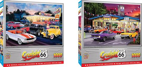 Masterpieces Cruisin Route 66 1000 Puzzles Collection 2