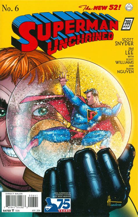 Superman Unchained 6 Cover F Incentive 75th Anniversary 1930s Variant