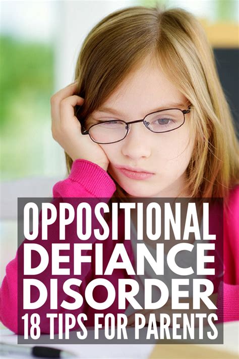 Dealing With Oppositional Defiant Disorder 18 Tips For Parents And