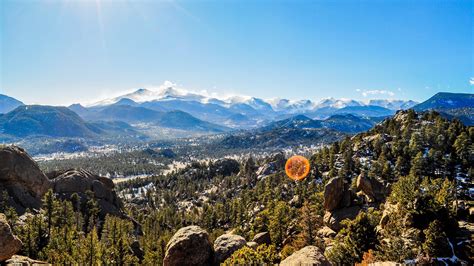 Rocky Mountains Taken From Estes Park Colorado Usa Oc 4288 X 2412