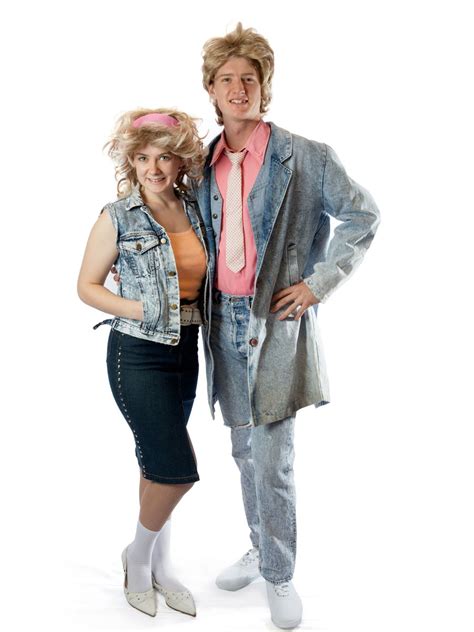 Denim 80 S Couple Cute Halloween Costumes Clever Halloween Costumes Mens Halloween Costumes