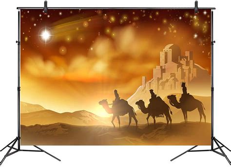 Lb 9x6ft Christmas Jesus Nativity Easter Backdrop Three