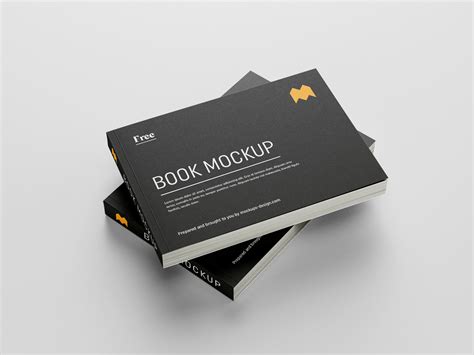 Landscape Book Mockup Free Mockup World