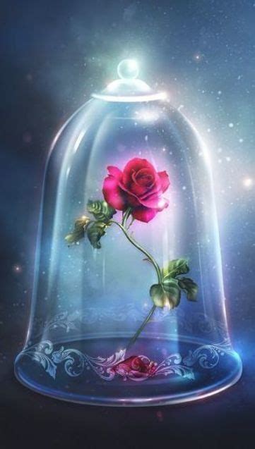 Enchanted Rose In The Glass Bell Jar From Beauty And The Beast In 2020