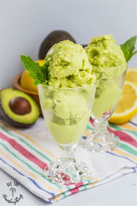 Keto Low Carb Avocado Lemon Ice Cream With Mct Oil No Dairy Nuts Or