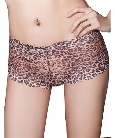 Women S Sexy Leopard Lace Panties Core Cotton Hipster Underwear Leopard Cu Ydzcgtx