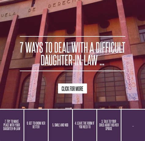 7 Ways To Deal With A Difficult Daughter In Law Lifestyle