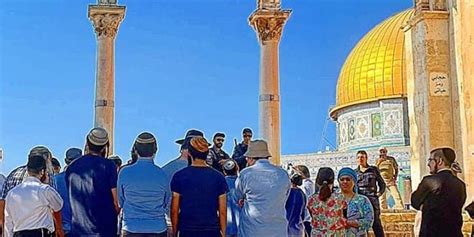 17th Of Tammuz Record Number Of Jews Ascend To The Temple Mount To