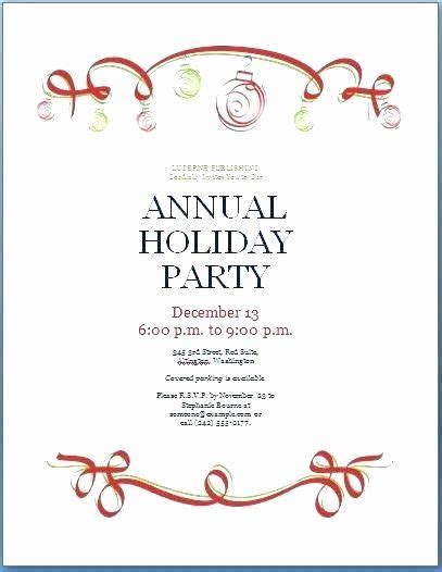 Email Party Invite Template Elegant Corporate Holiday Party Holiday