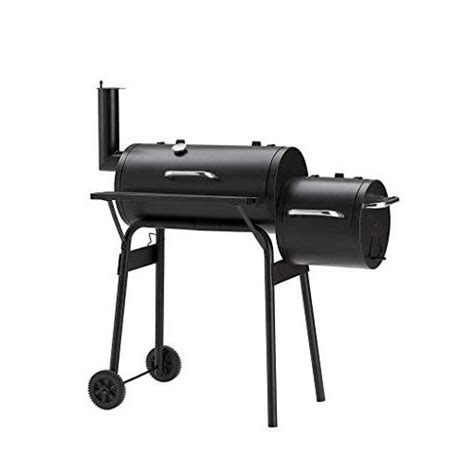 Xajgw Bbq Charcoal Grill And Offset Smoker 30